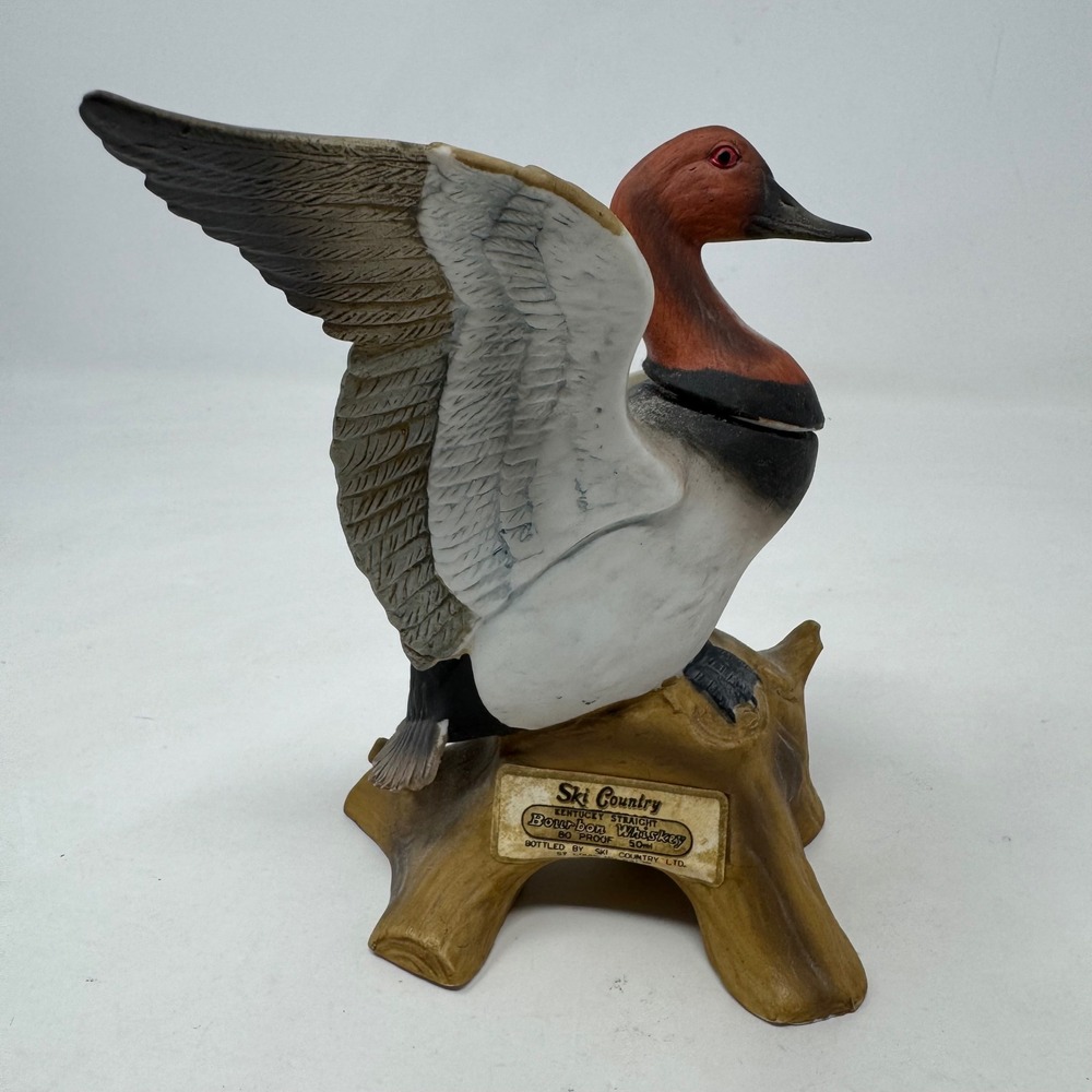 Ski Country 1981 Canvasback Duck Bourbon Whiskey Decanter Mini 50ml Figurine